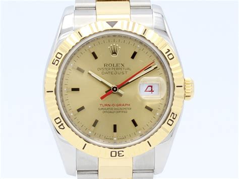 rolex turn o graph acciaio e oro|rolex datejust 116263.